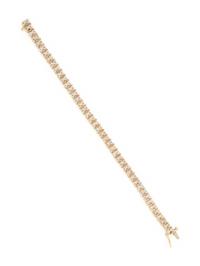 YELLOW GOLD AND DIAMOND BRACELET