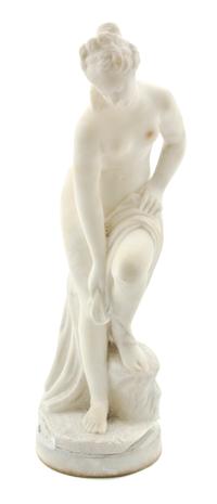 An Italian Carved Marble Figure, Height 11 1/2 inches.