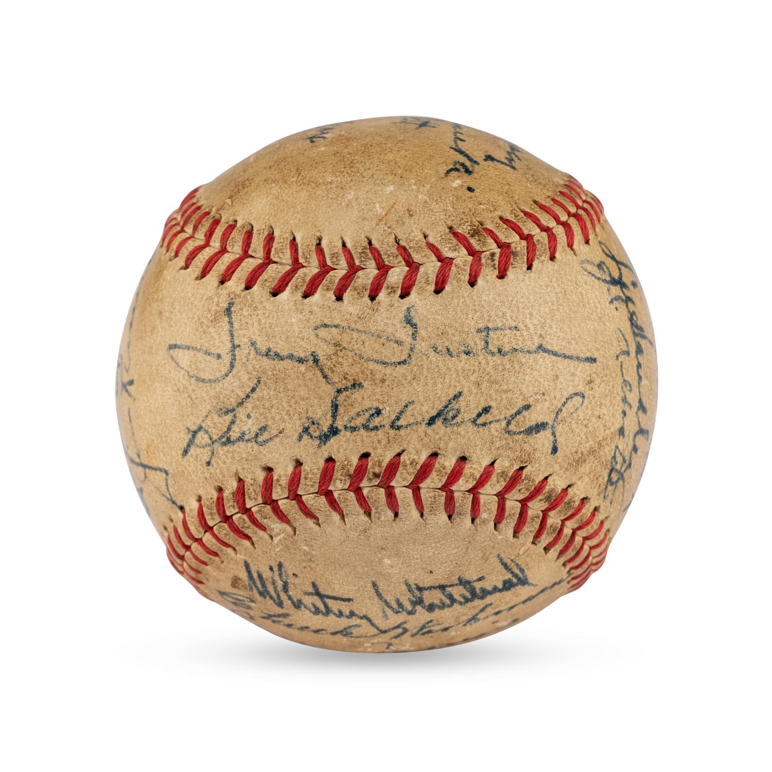 A 1946 Pittsburgh Pirates Team Signed Autograph Baseball (Beckett Authentication Services Letter of Authenticity)