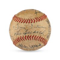 A 1946 Pittsburgh Pirates Team Signed Autograph Baseball (Beckett Authentication Services Letter of Authenticity)