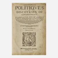 [Philosophy] Aristotle Politiques, or Discourses of Government...