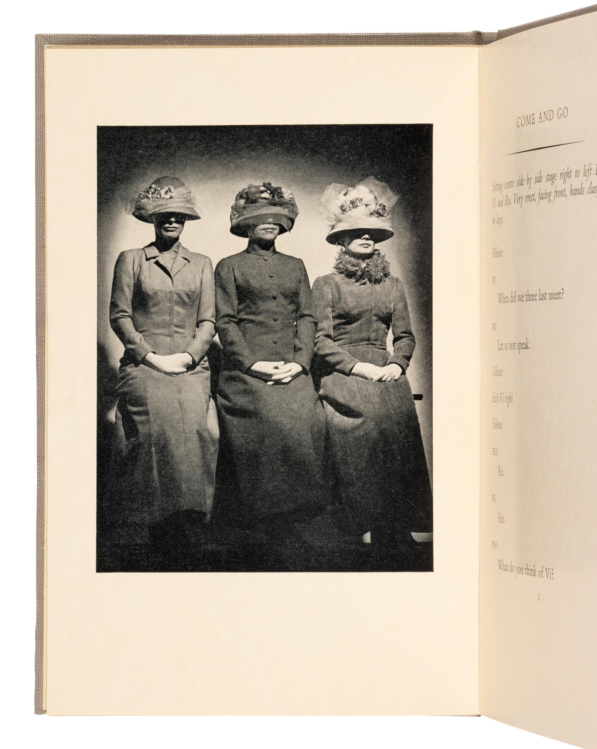 BECKETT, Samuel (1906-1989). Come and Go. Dramaticule . London: Calder & Boyars, 1967.
