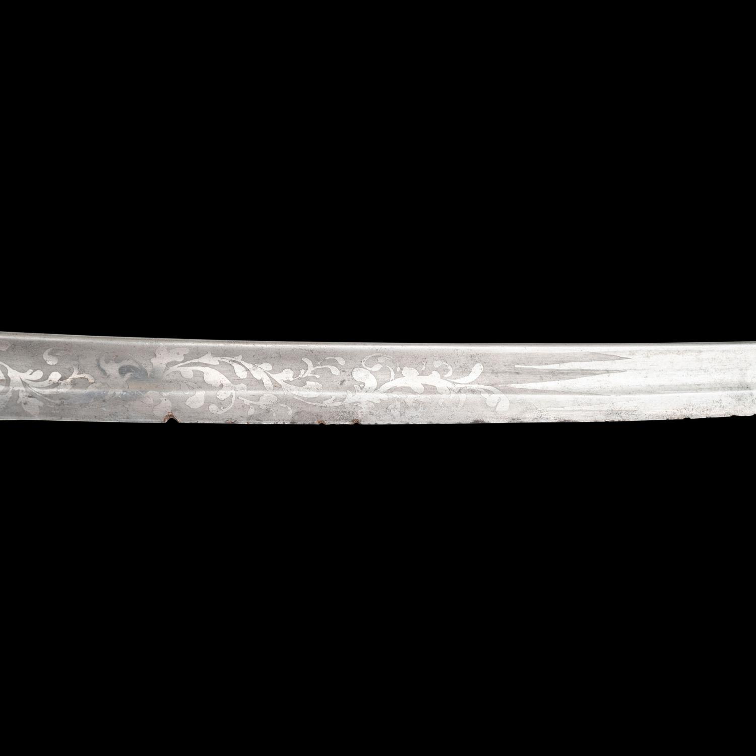 Archive of a Confederate Mobile-Made Etched Blade Staff & Field Officers Sword, Leech & Rigdon Two-Piece Belt Plate and Belt, Colt Navy and Holster likely of Capt. (Lt. Col.) R.H Shotwell