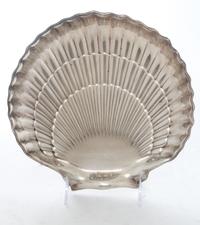 An American Silver Shell Form Dish by Gorham. Width 9 1/4 inches.