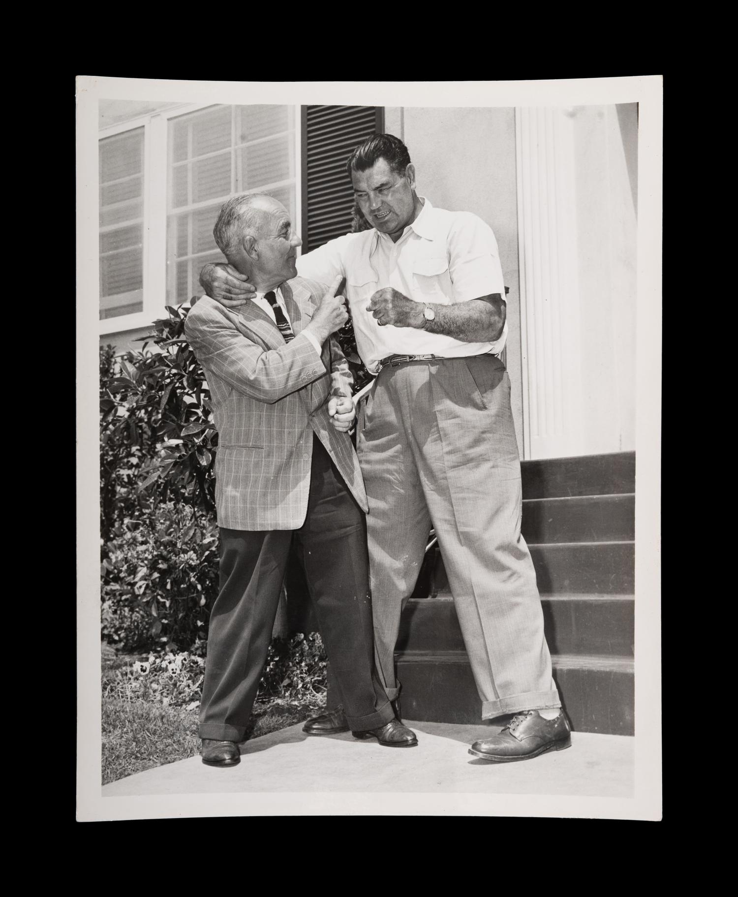A Group of 22 Original Boxing Photographs Including Joe Louis and Jack Dempsey,