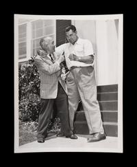 A Group of 22 Original Boxing Photographs Including Joe Louis and Jack Dempsey,
