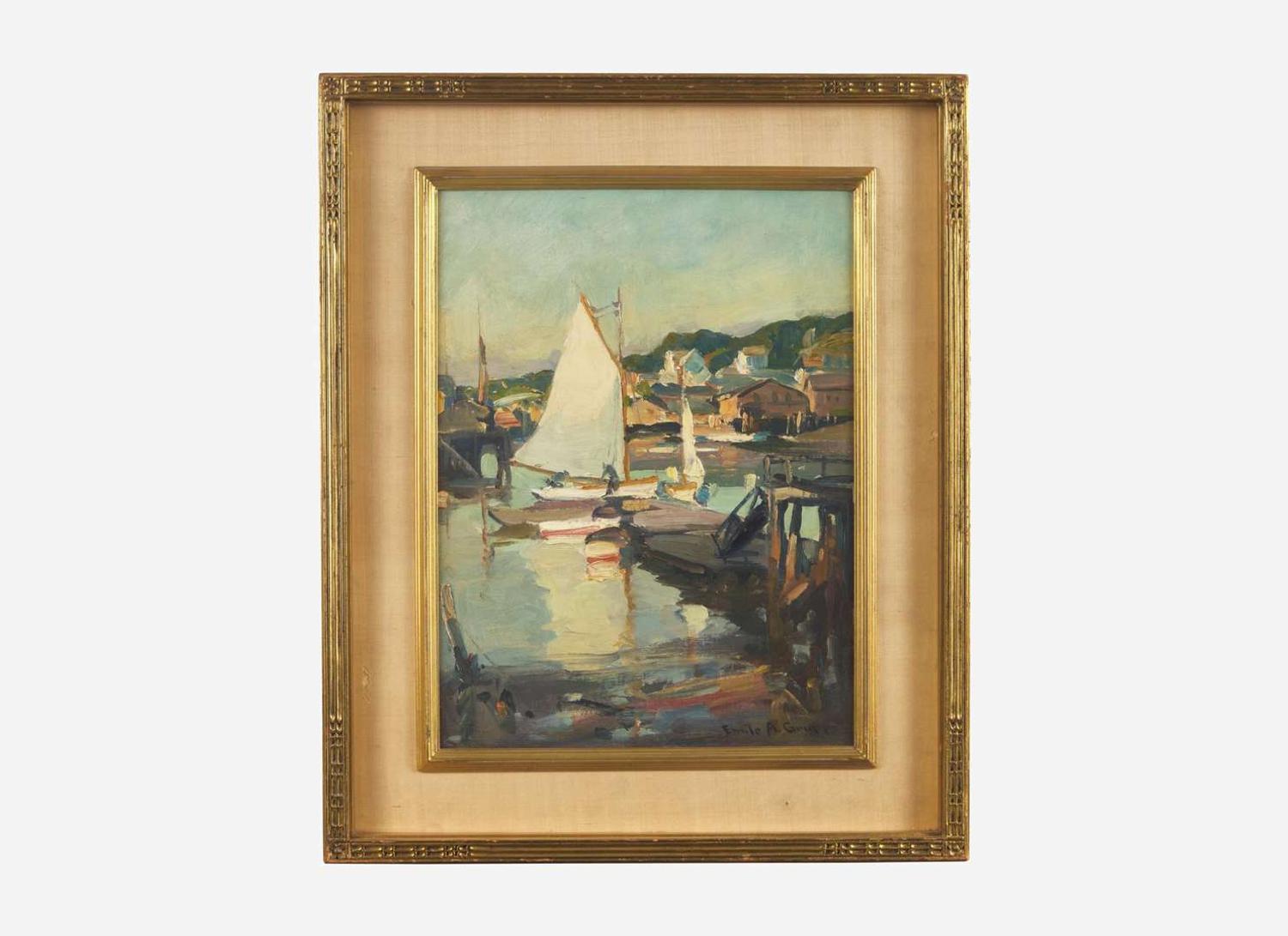 Emile Albert Gruppé (American, 1896-1978) - The Float at Gloucester