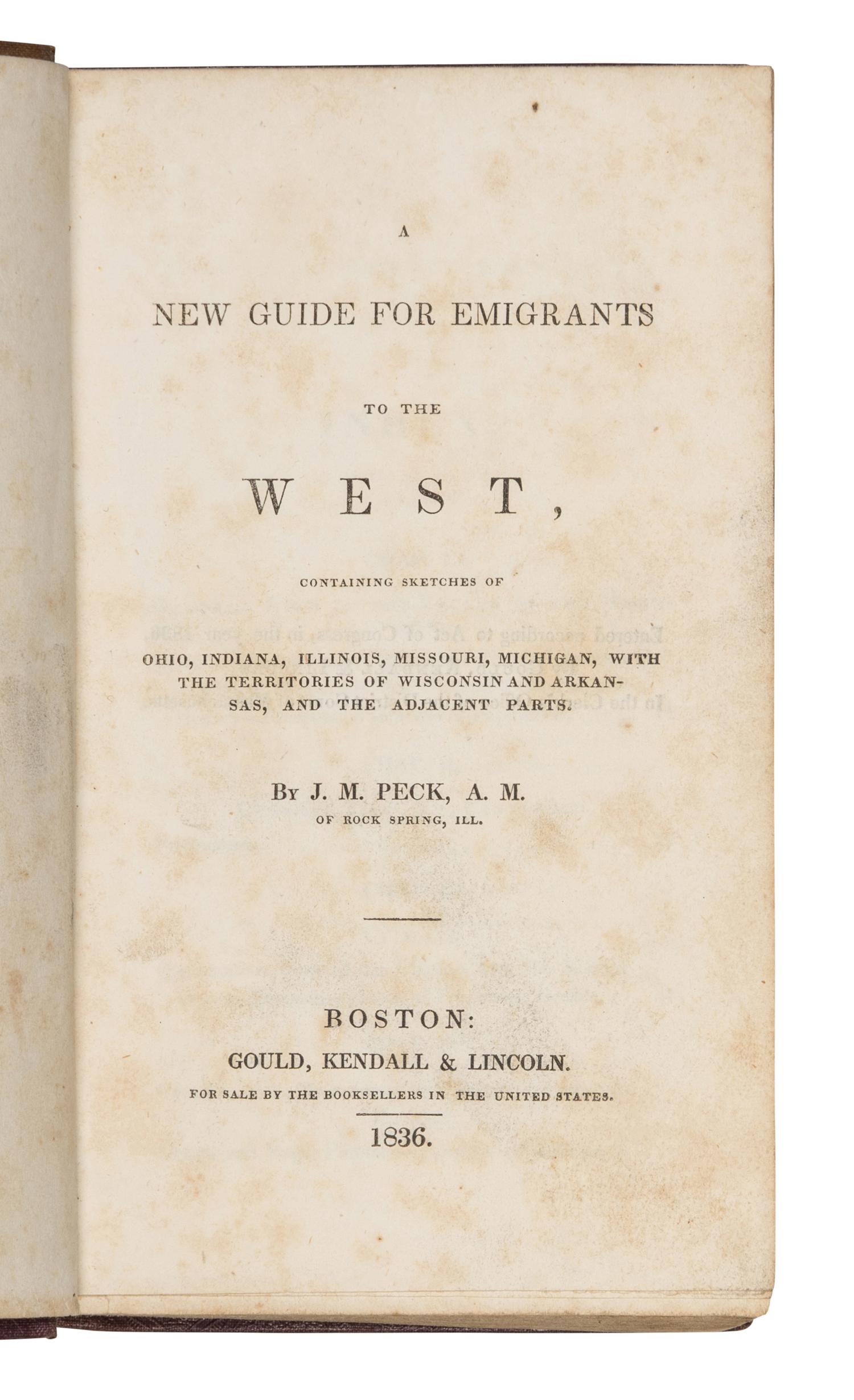 [WESTERN AMERICANA -- EXPLORATION & TRAVEL]. A group of 45 works, including: