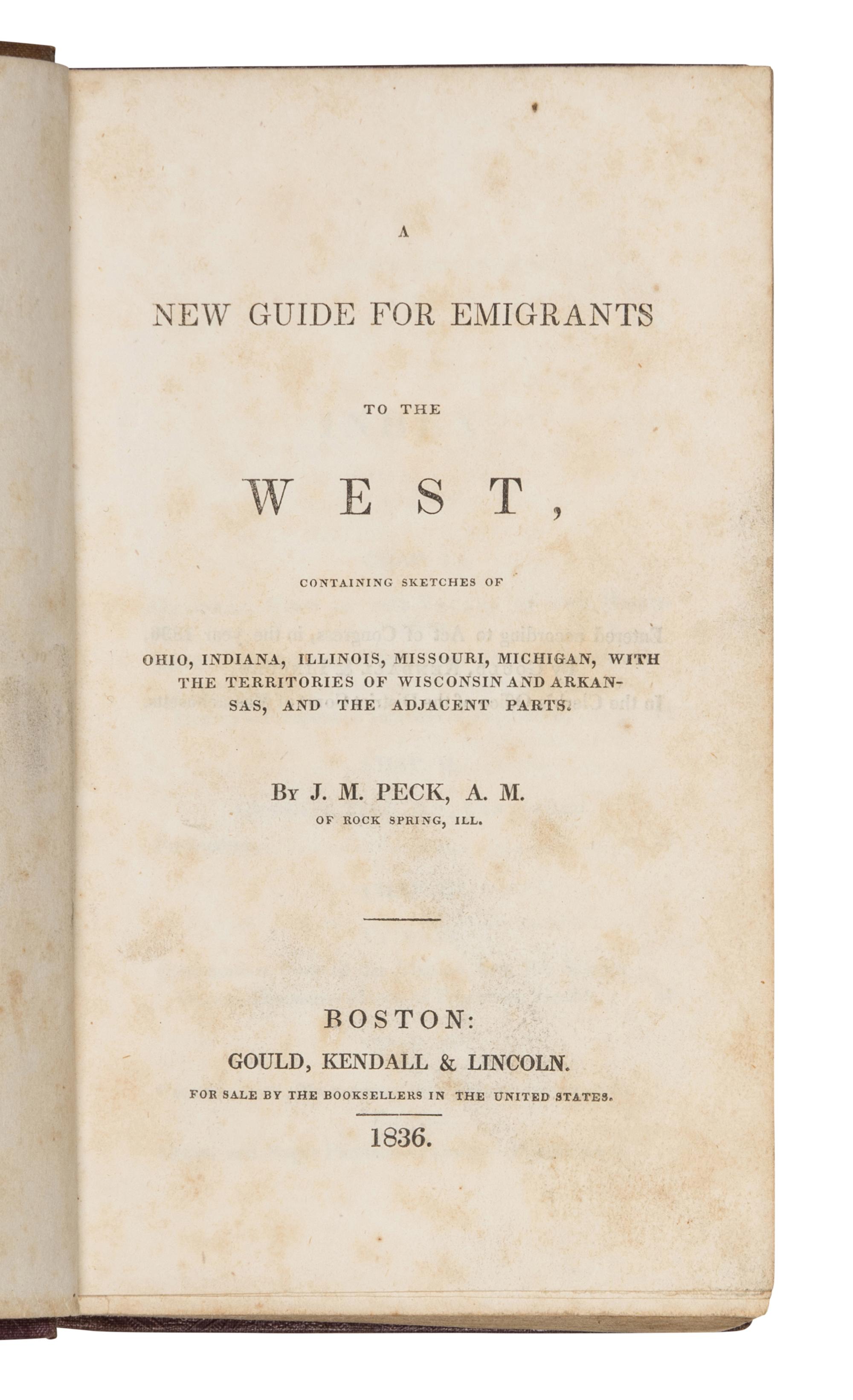 [WESTERN AMERICANA -- EXPLORATION & TRAVEL]. A group of 45 works, including: