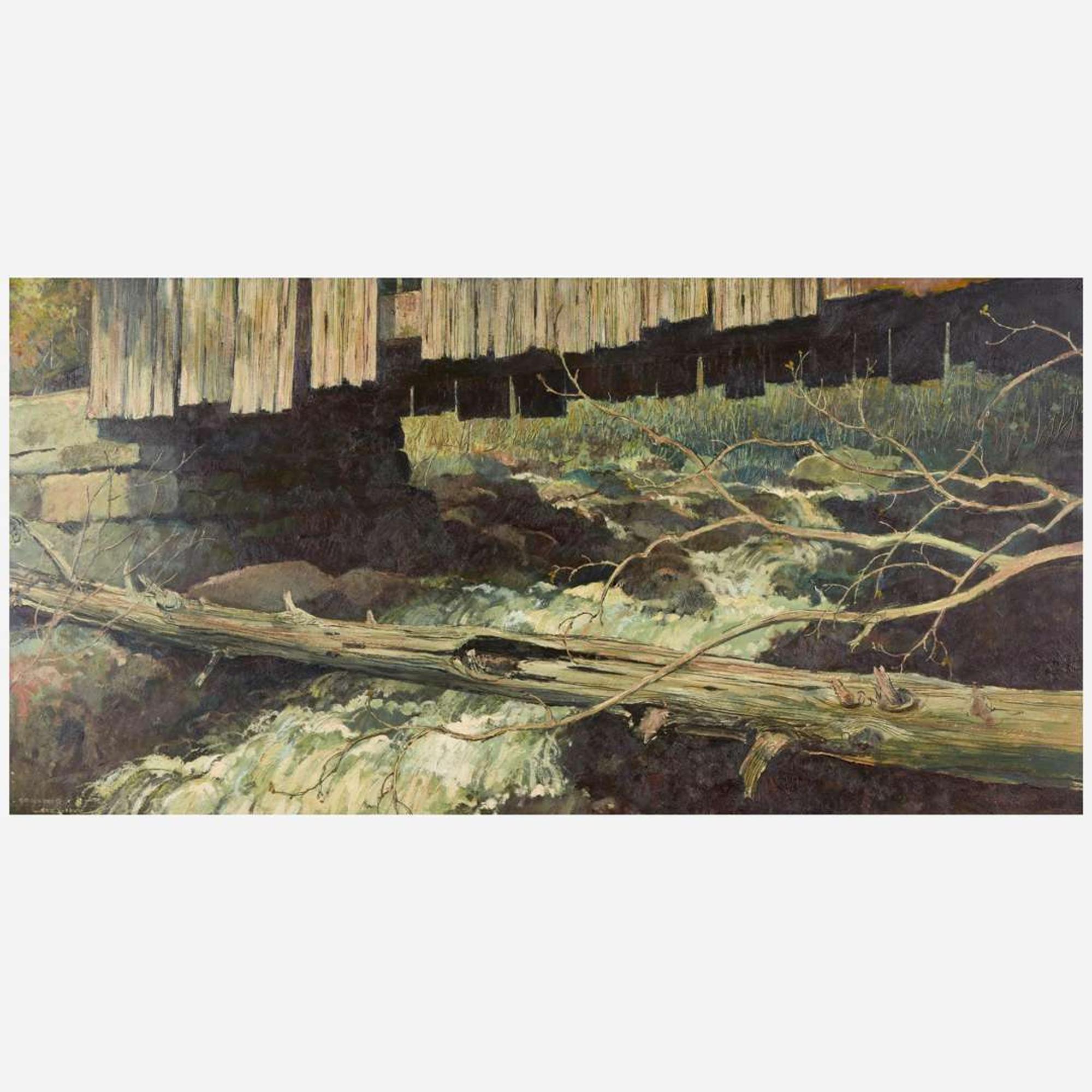 Eric Sloane (American, 1905–1985) The Old Bridge