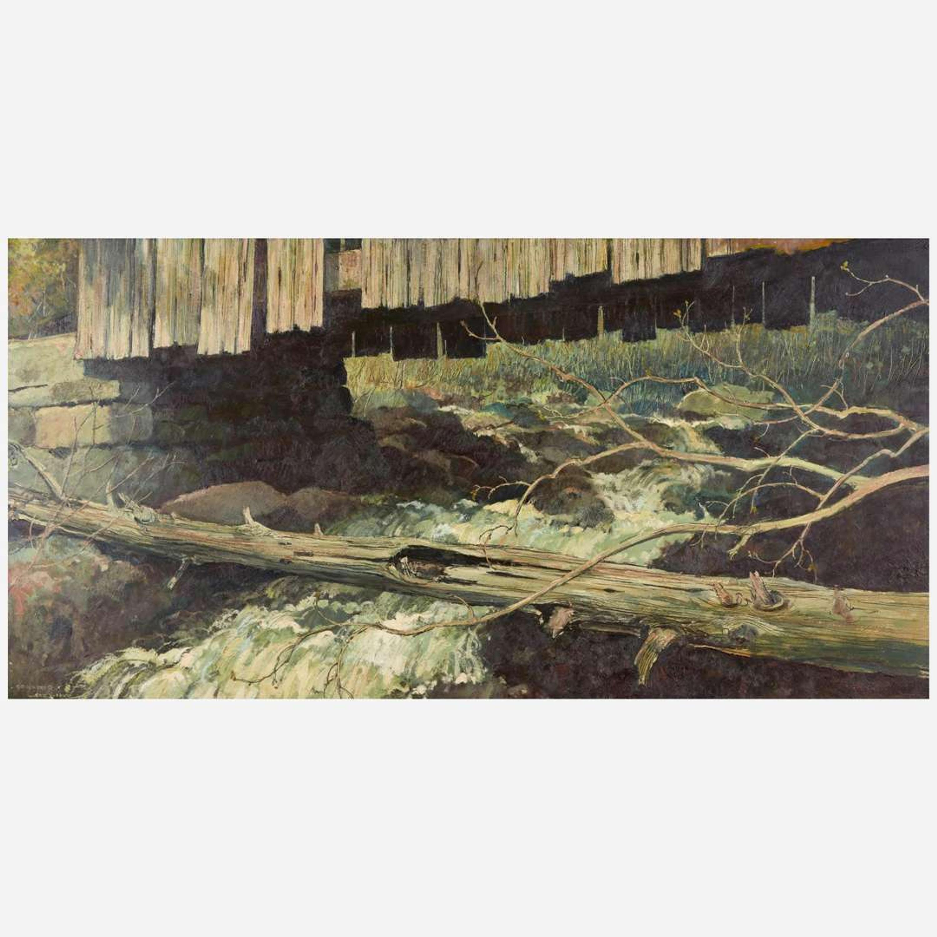 Eric Sloane (American, 1905–1985) The Old Bridge