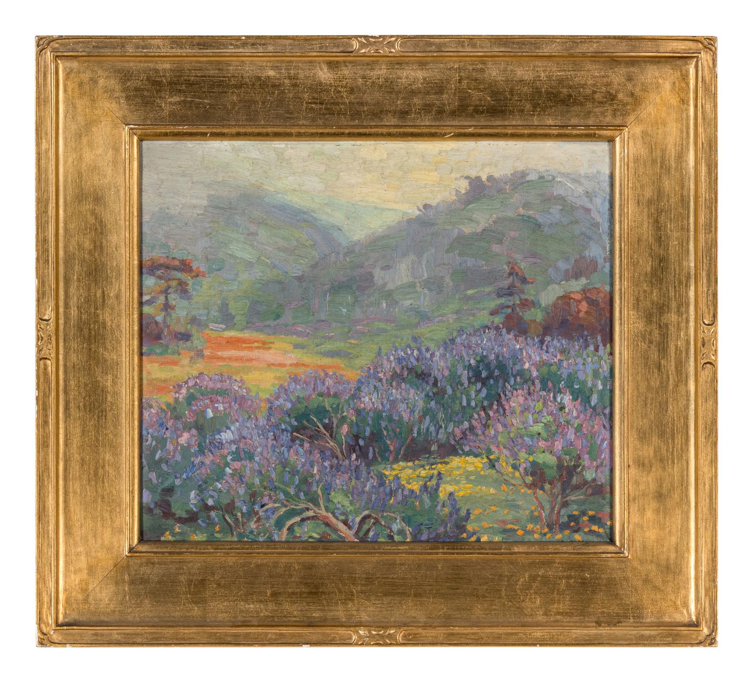 Purple and Gold Hills