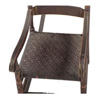 A Paint Decorated Rocking Chair