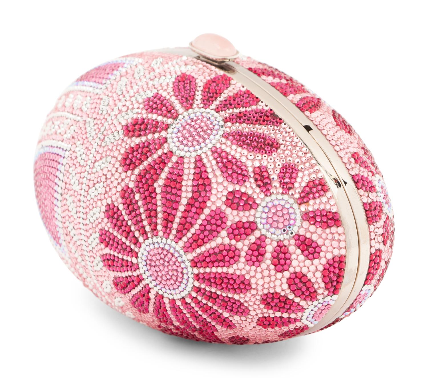 Judith Leiber Pink Egg Minaudière