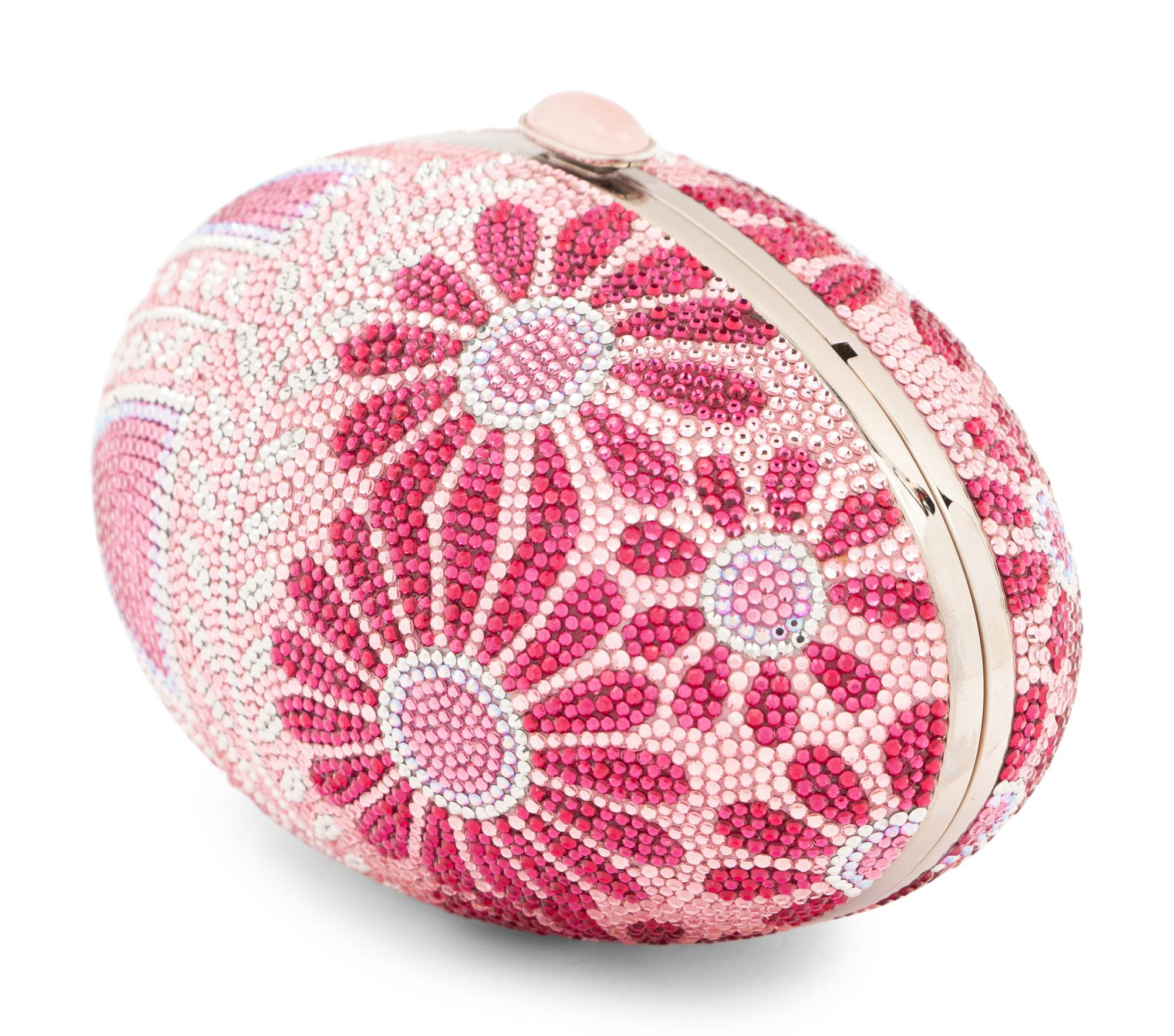 Judith Leiber Pink Egg Minaudière