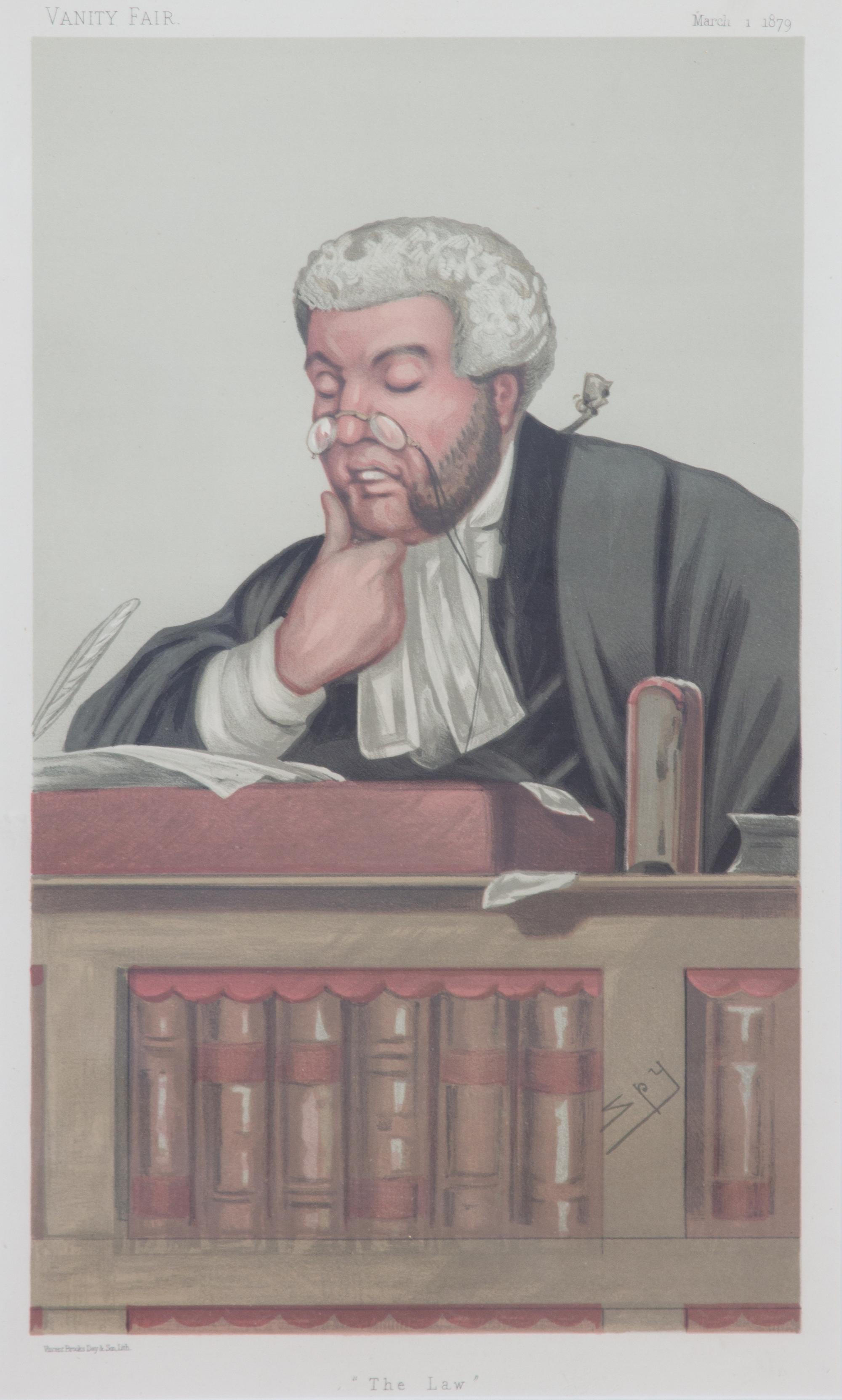 A Collection of Vanity Fair Judge and Gentleman Prints Largest framed 21 x 26 inches. — 20TH CENTURY