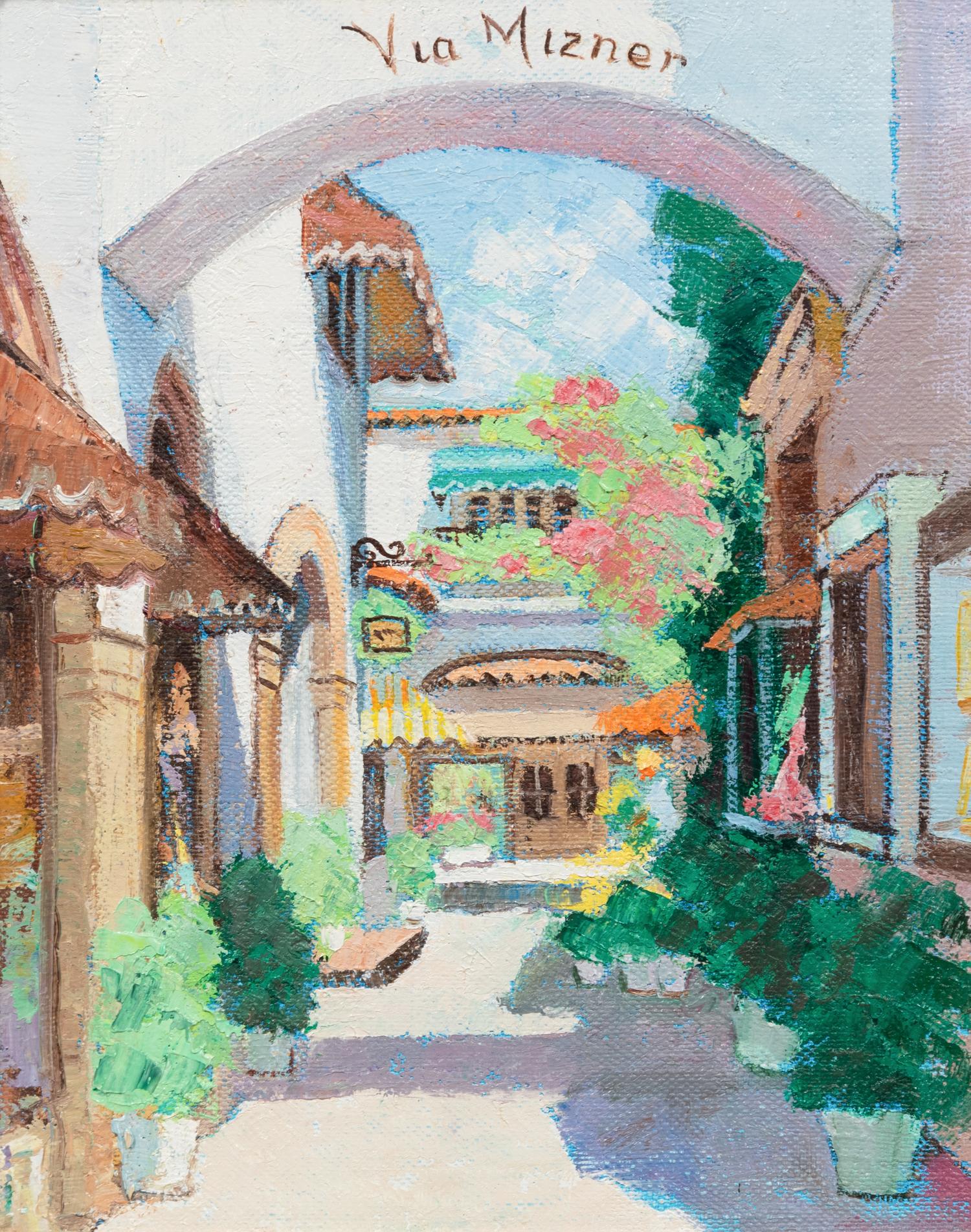 Palm Beach Scenes (Three Paintings)
