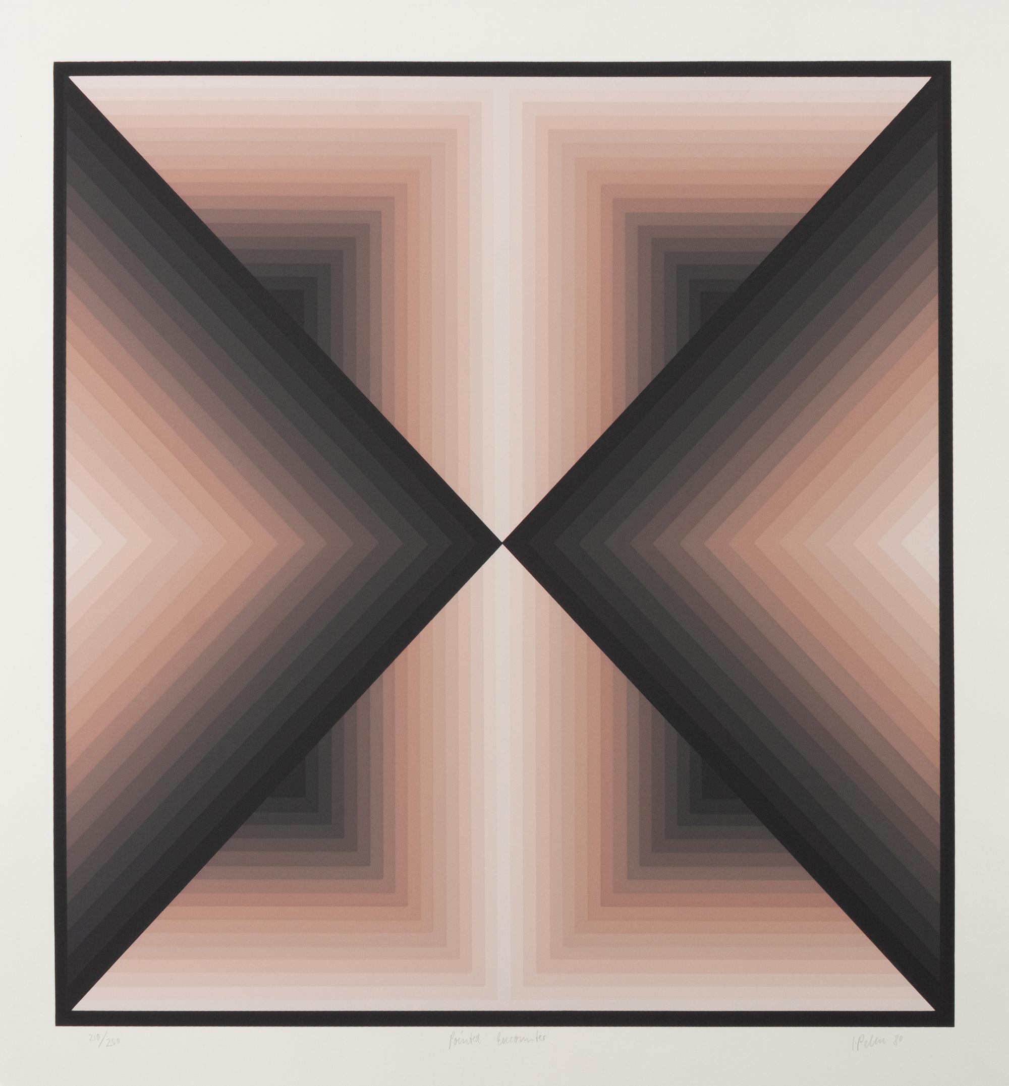 A pair of prints ( Interchange; Pointed Encounter )