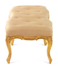 A George III Giltwood Window Bench