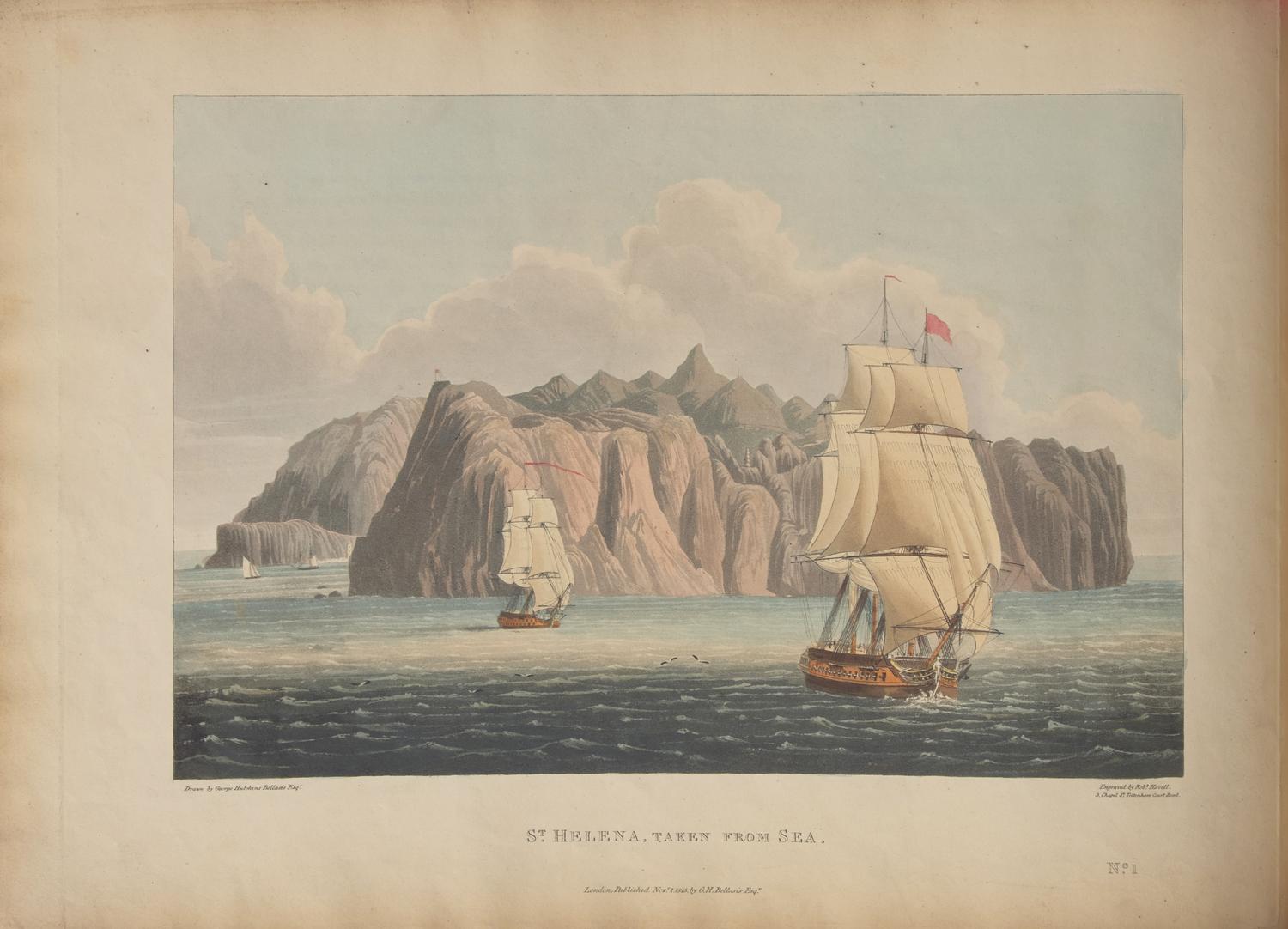 [Color-Plate Books] [Napoleon] Bellasis, George Hutchins. Views of Saint Helena