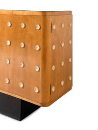 Satinwood Cabinet with Painted Roundels, c. 1955 France