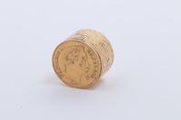 A Napoleon III Gold Coin Patch Box