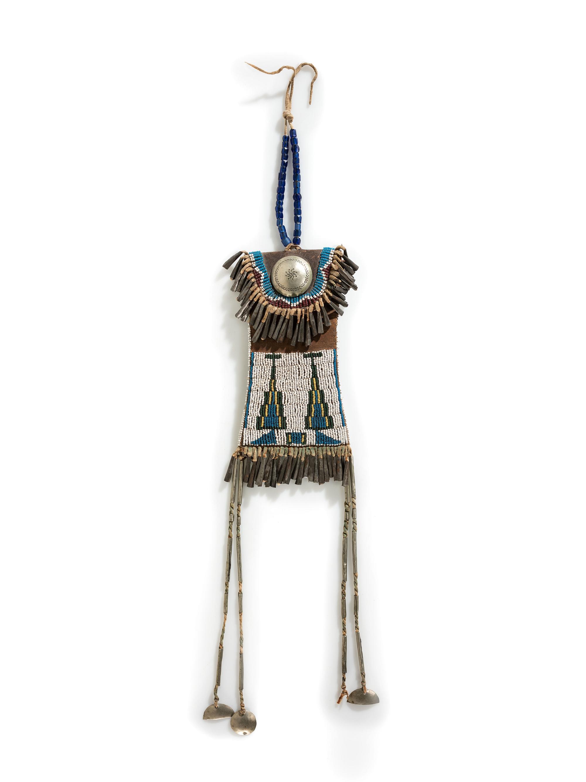 Kiowa Beaded Strike-a-Light Bag
