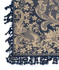 Three Cotton and Wool Jacquard Coverlets