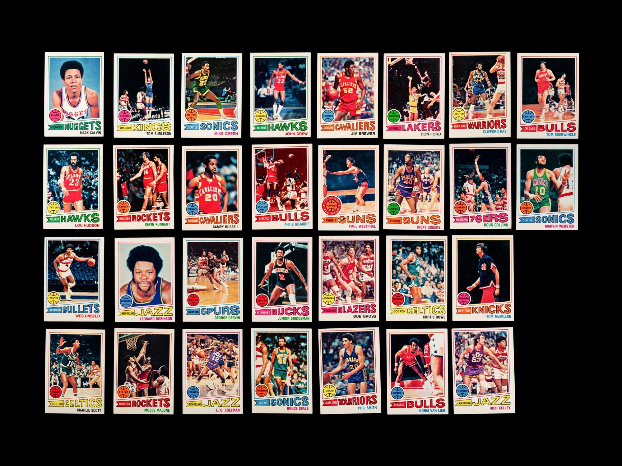 A Complete Set of 1977-78 Topps Basketball Cards,