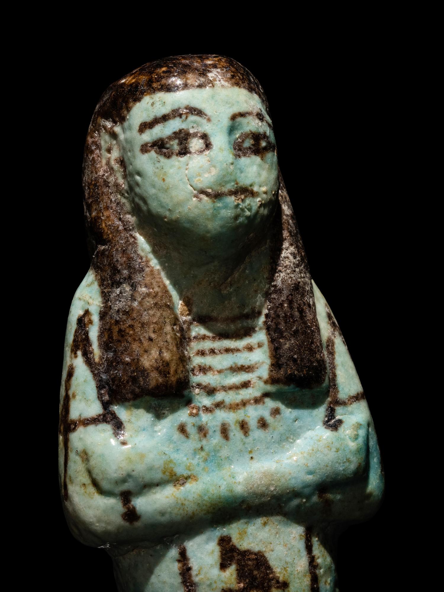 An Egyptian Faience Ushabti for Ramesesheru