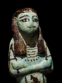 An Egyptian Faience Ushabti for Ramesesheru