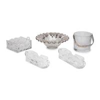 A Group of Five Cut-Glass Table Articles