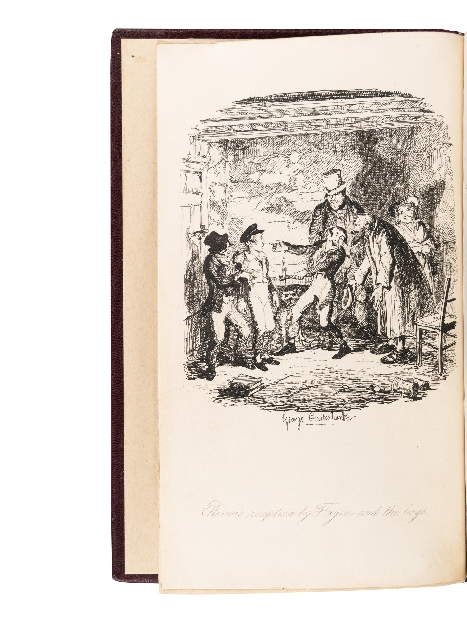 DICKENS, Charles (1812-1870). Oliver Twist; or, the Parish Boy's Progress. By "Boz." London: Richard Bentley, 1838.
