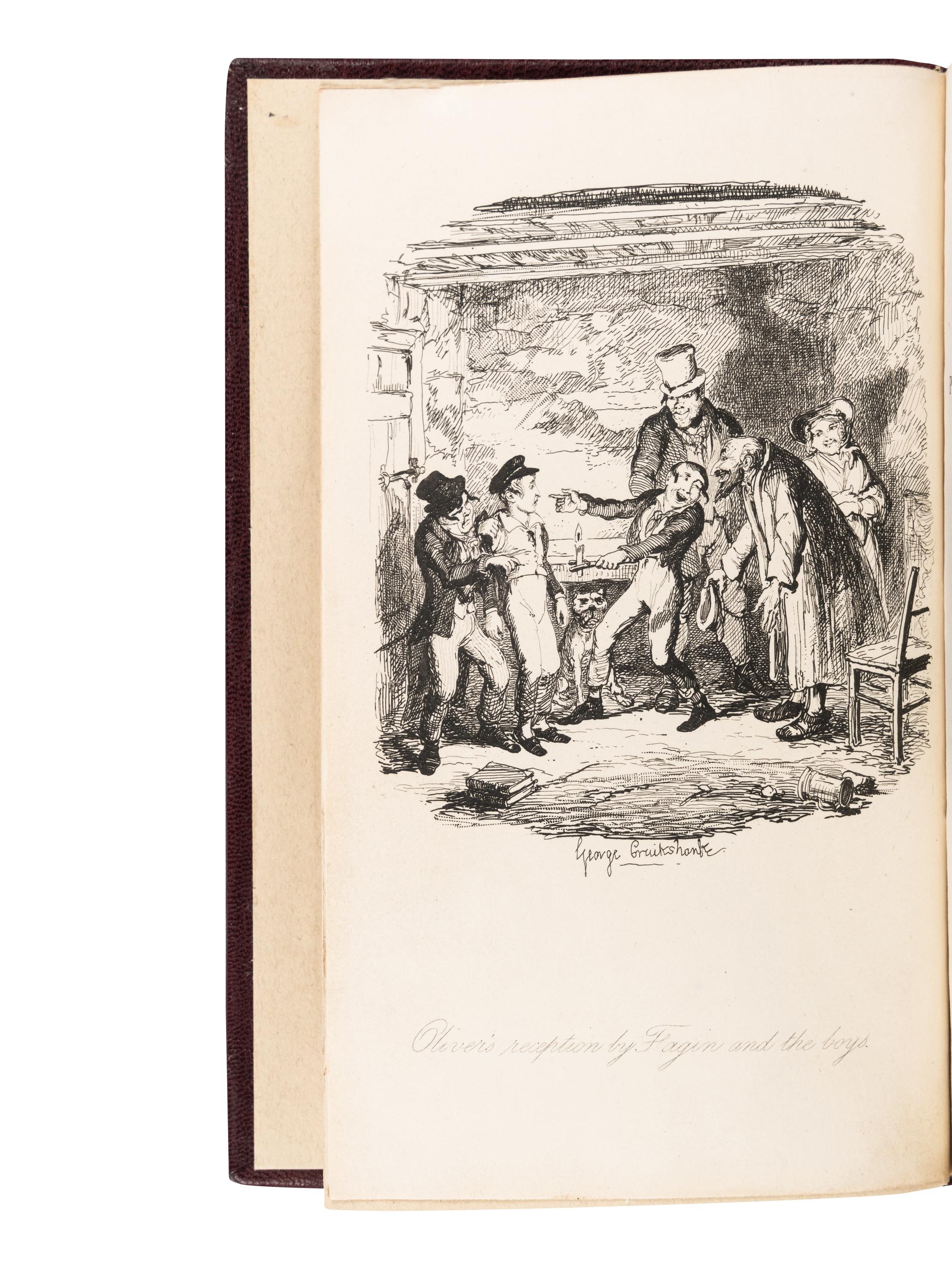 DICKENS, Charles (1812-1870). Oliver Twist; or, the Parish Boy's Progress. By "Boz." London: Richard Bentley, 1838.