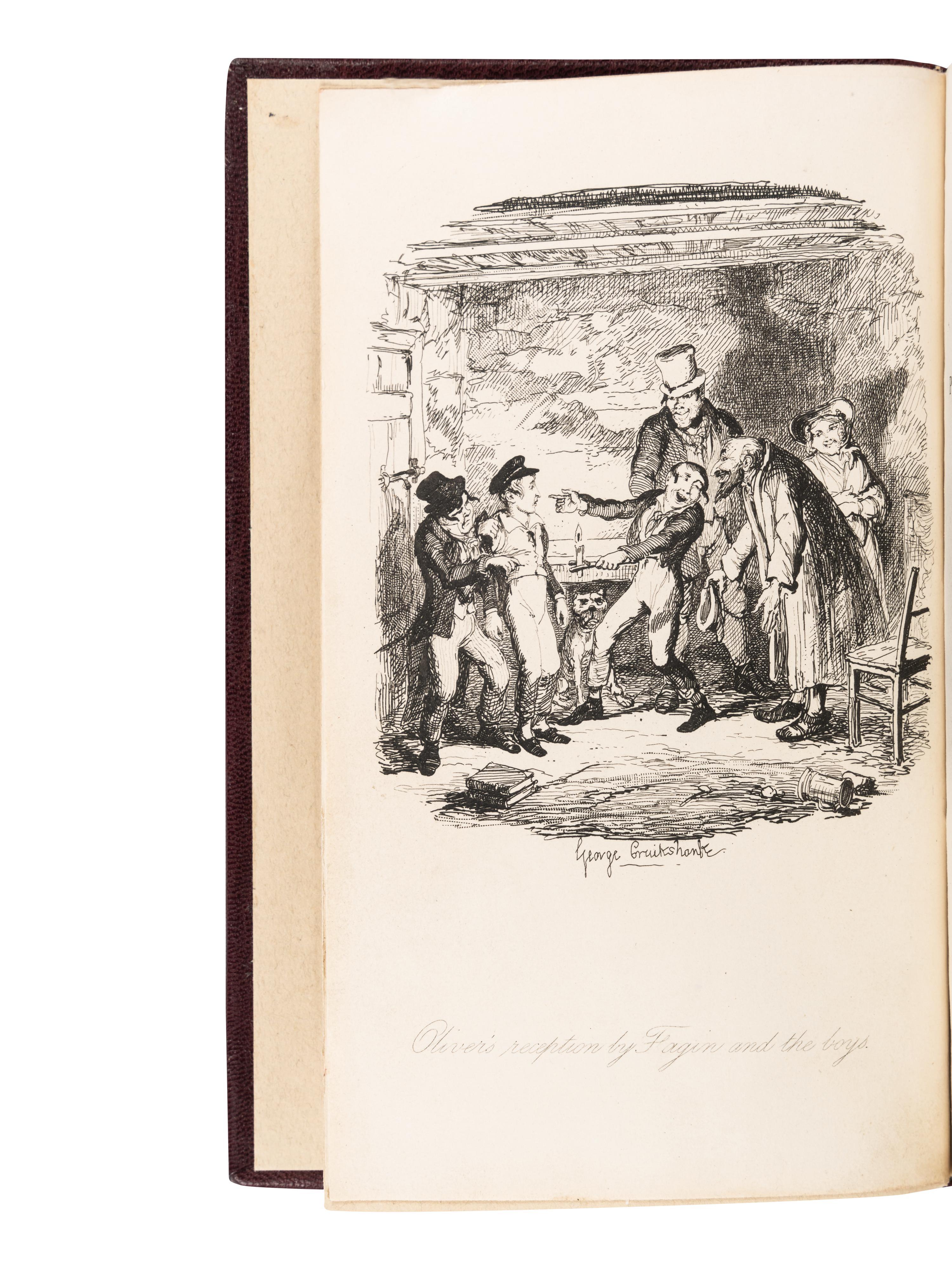 DICKENS, Charles (1812-1870). Oliver Twist; or, the Parish Boy's Progress. By "Boz." London: Richard Bentley, 1838.