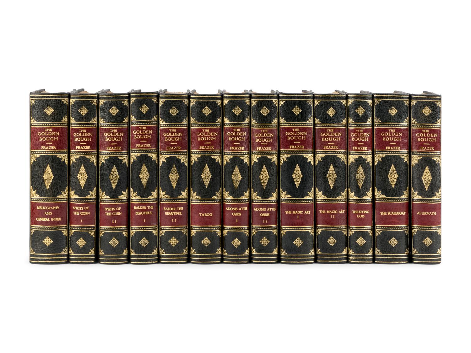 FRAZER, James George (1854-1941). The Golden Bough: A Study in Magic and Religion. London: Macmillan & Company, 1911-1936.