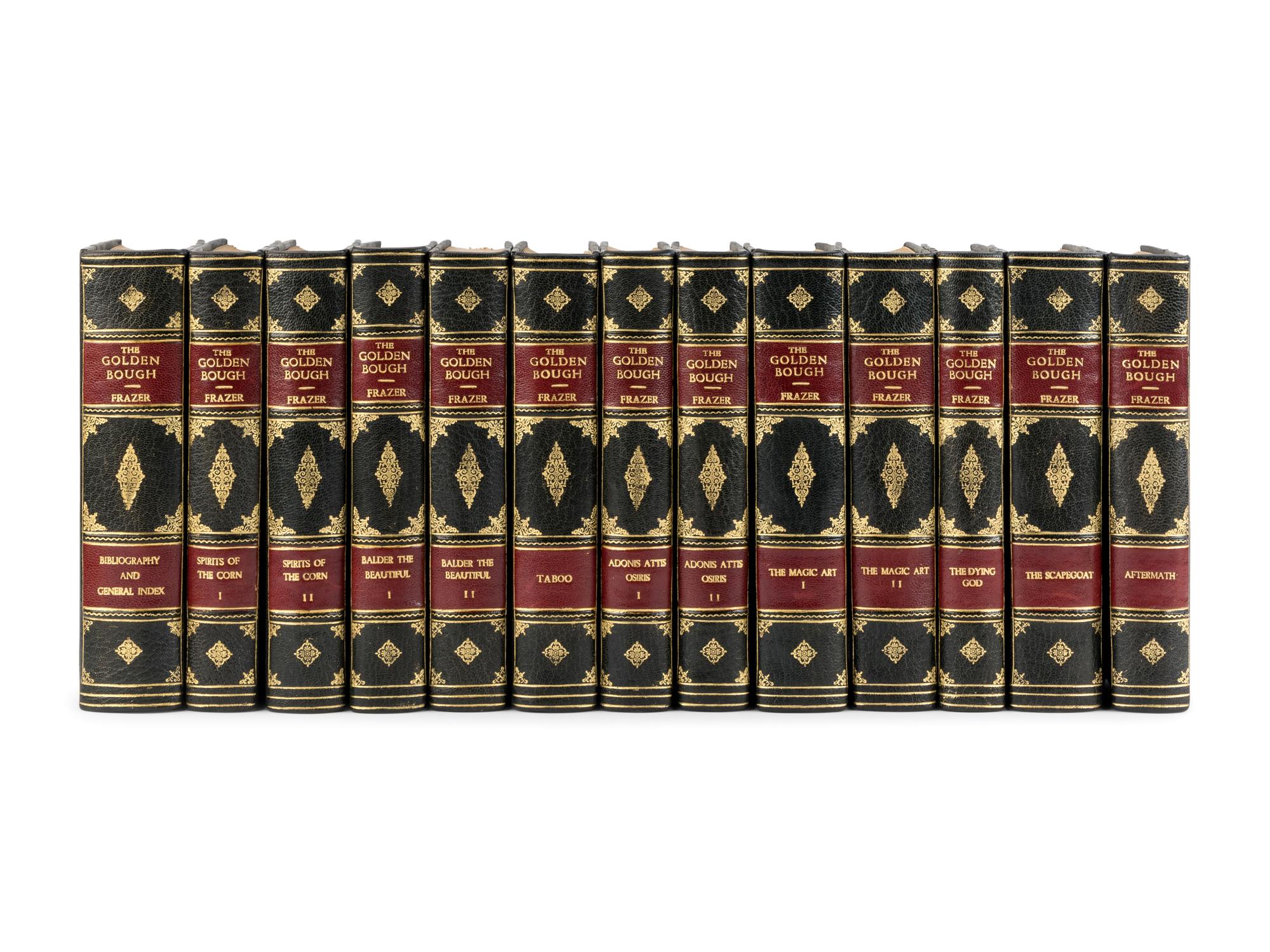 FRAZER, James George (1854-1941). The Golden Bough: A Study in Magic and Religion. London: Macmillan & Company, 1911-1936.