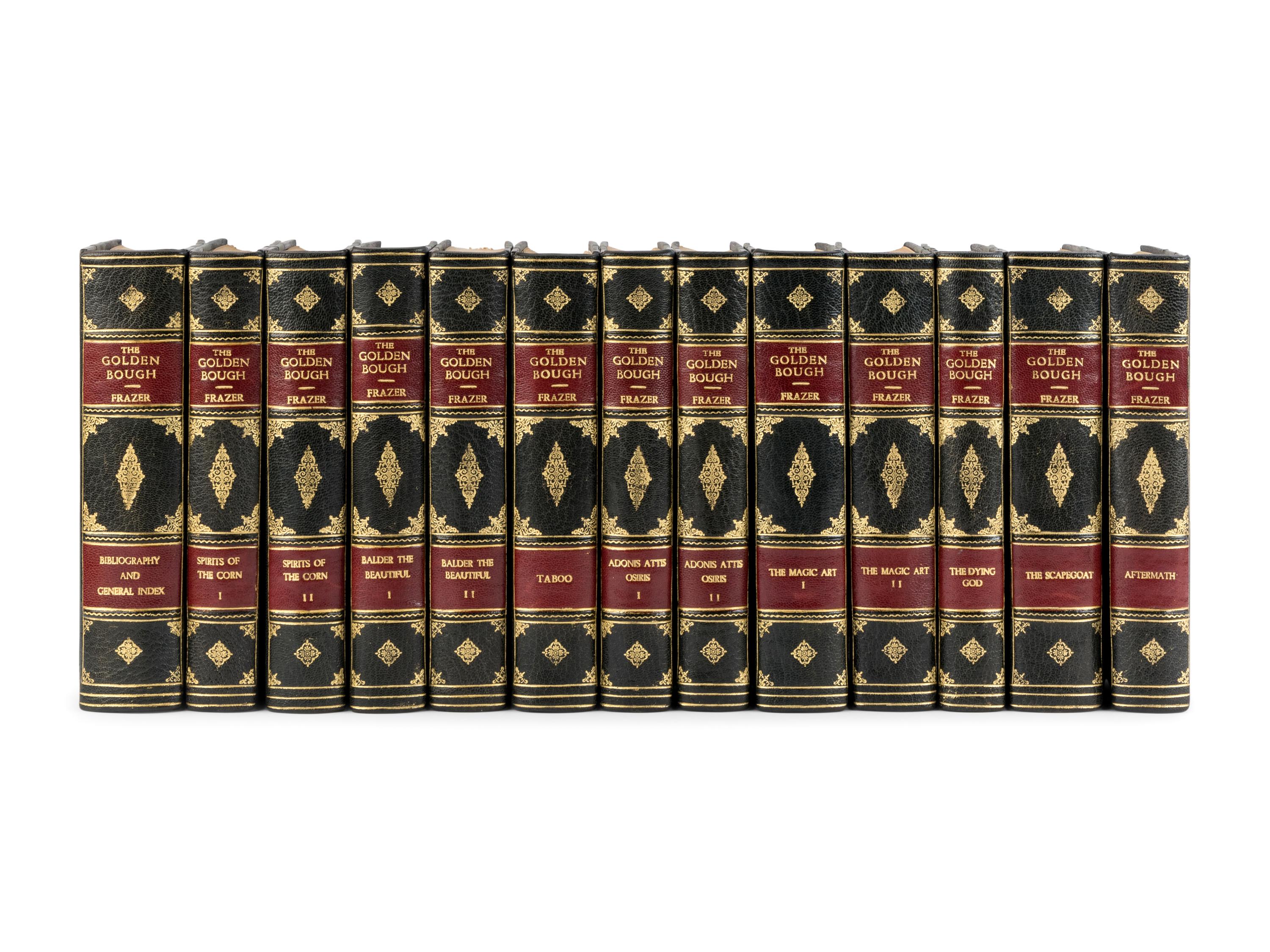 FRAZER, James George (1854-1941). The Golden Bough: A Study in Magic and Religion. London: Macmillan & Company, 1911-1936.