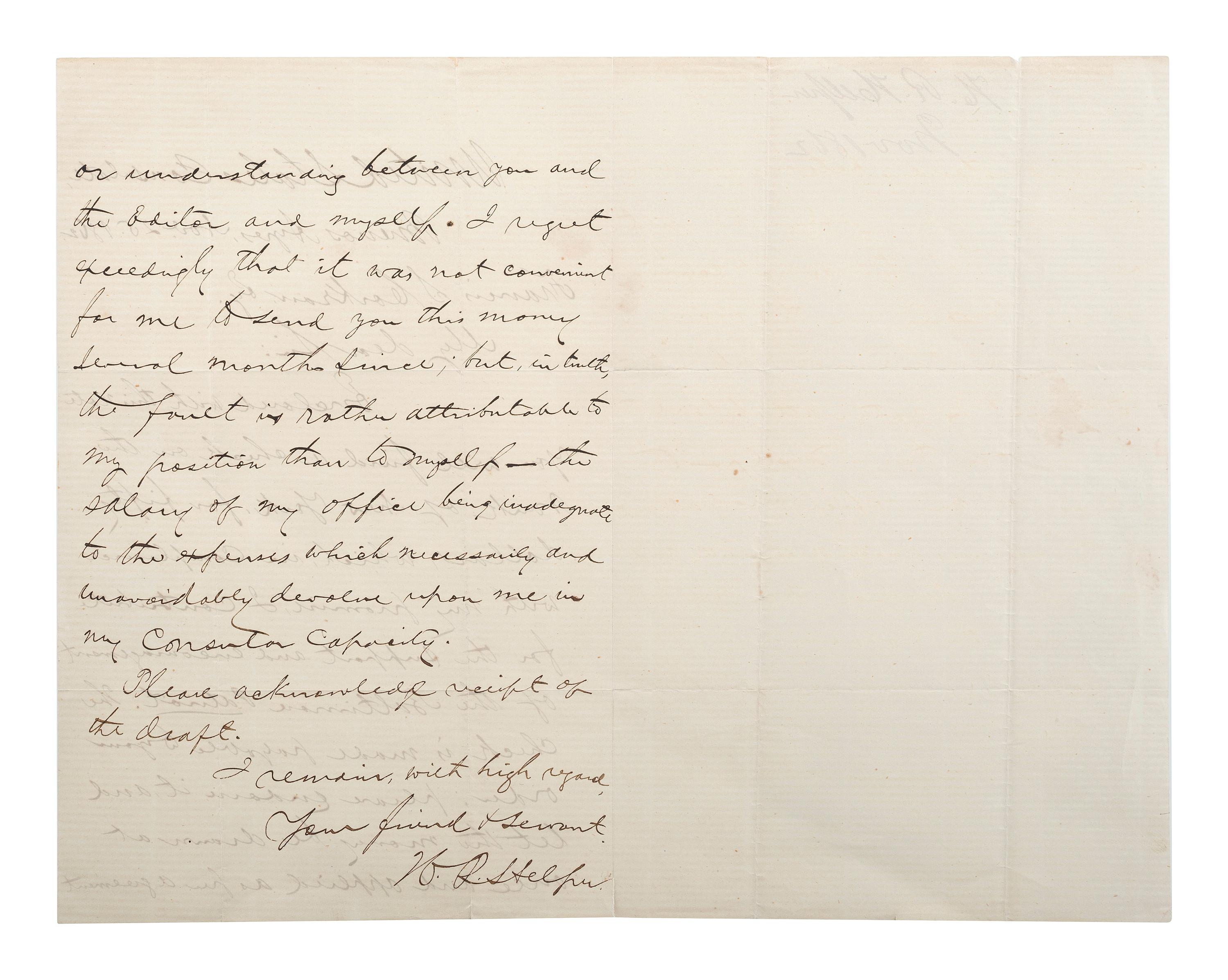 [SLAVERY & ABOLITION] -- [COCKRAN, Francis S. (1814-1886)]. Archive of letters to Maryland abolitionist and Underground Railroad supporter, comprising: