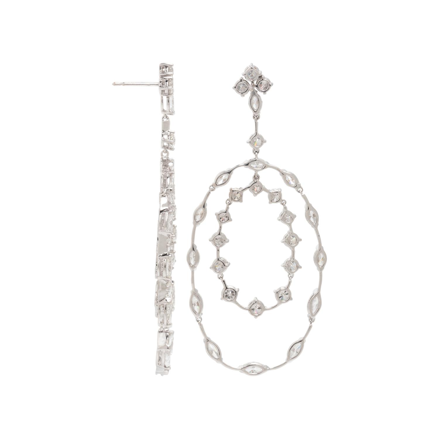 DIAMOND PENDANT EARRINGS