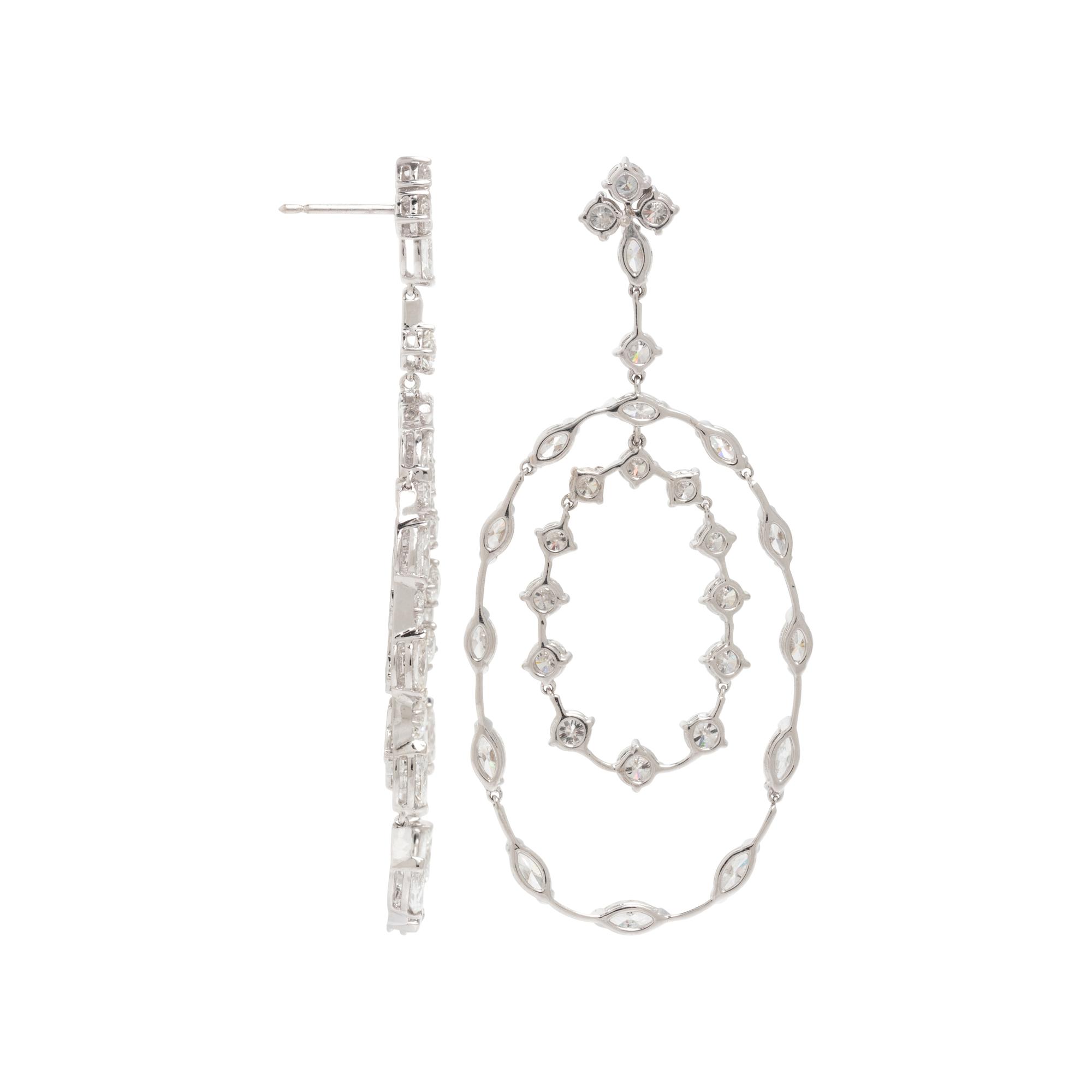 DIAMOND PENDANT EARRINGS