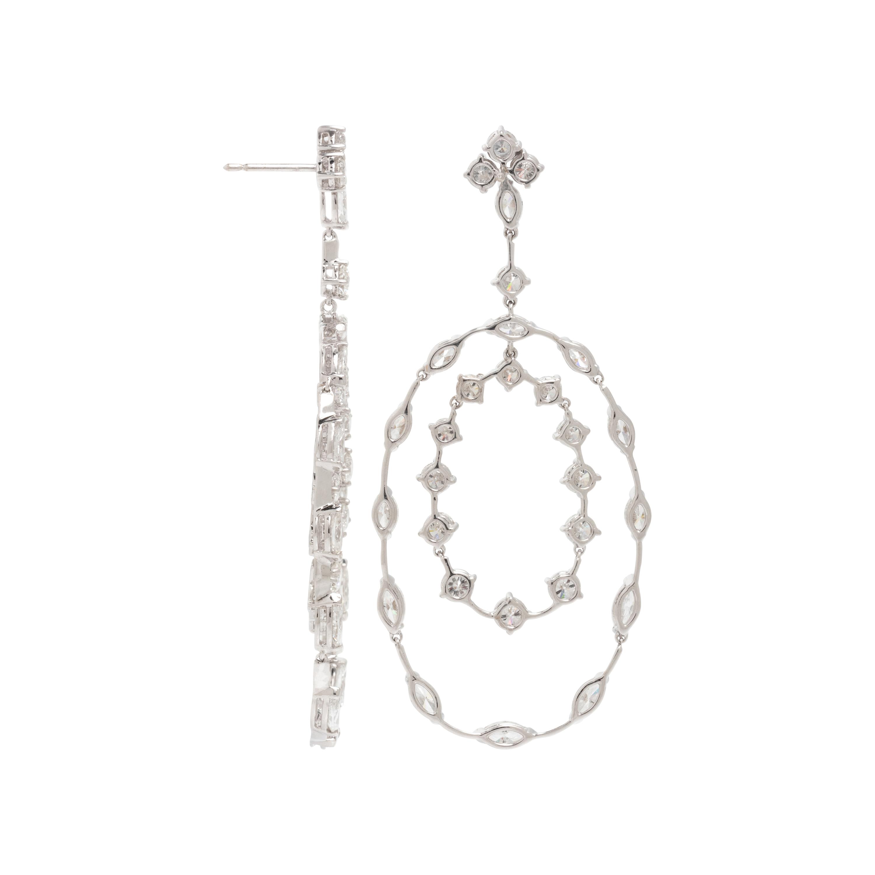 DIAMOND PENDANT EARRINGS