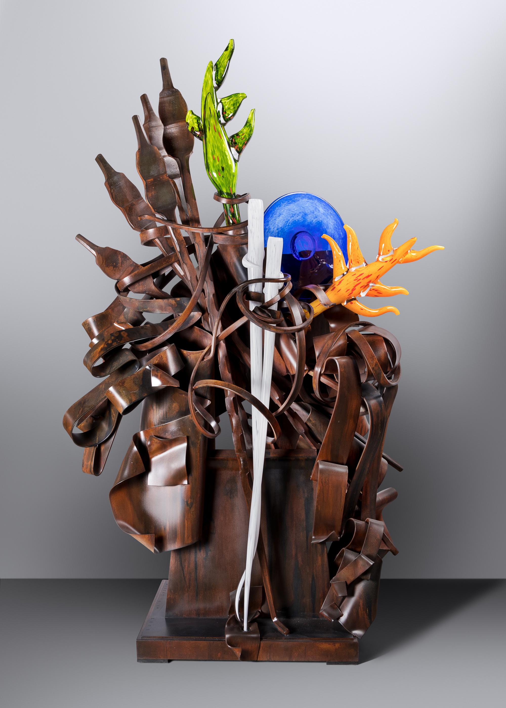 Untitled Sculpture, 2009 glass elements executed by Martin Blank