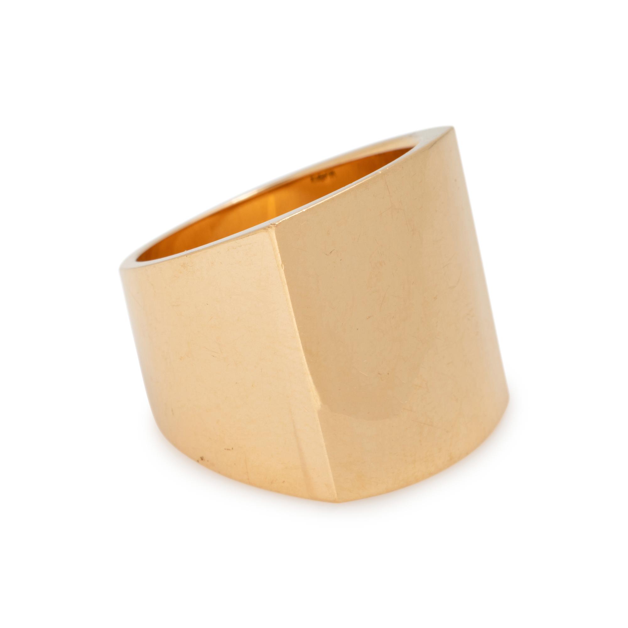 YELLOW GOLD RING