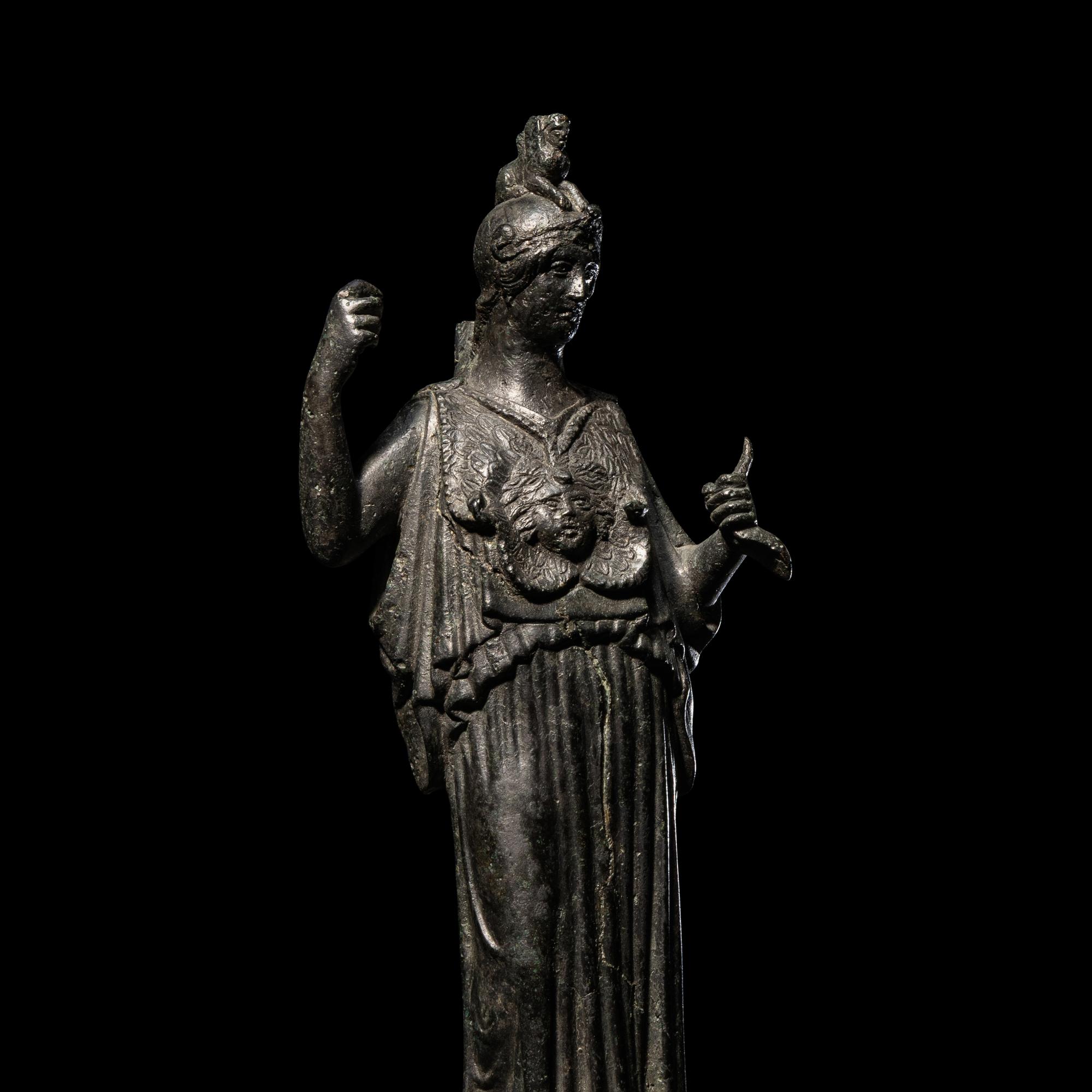 A Roman Bronze Athena