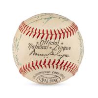A 1954 Pittsburgh Pirates Team Signed Autograph Baseball (SGC Letter of Authenticity)