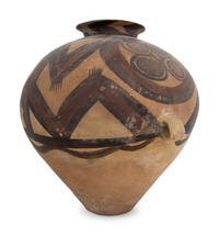 A Large Chinese Majiayao Machang Painted Pottery Jar