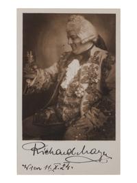 [20TH-CENTURY OPERA SINGERS]. A group of 7 photographs or photographic postcards of opera singers from the 1920s, most signed and inscribed, comprising images of: