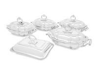 A Group of Victorian Silver-Plate Serving Articles