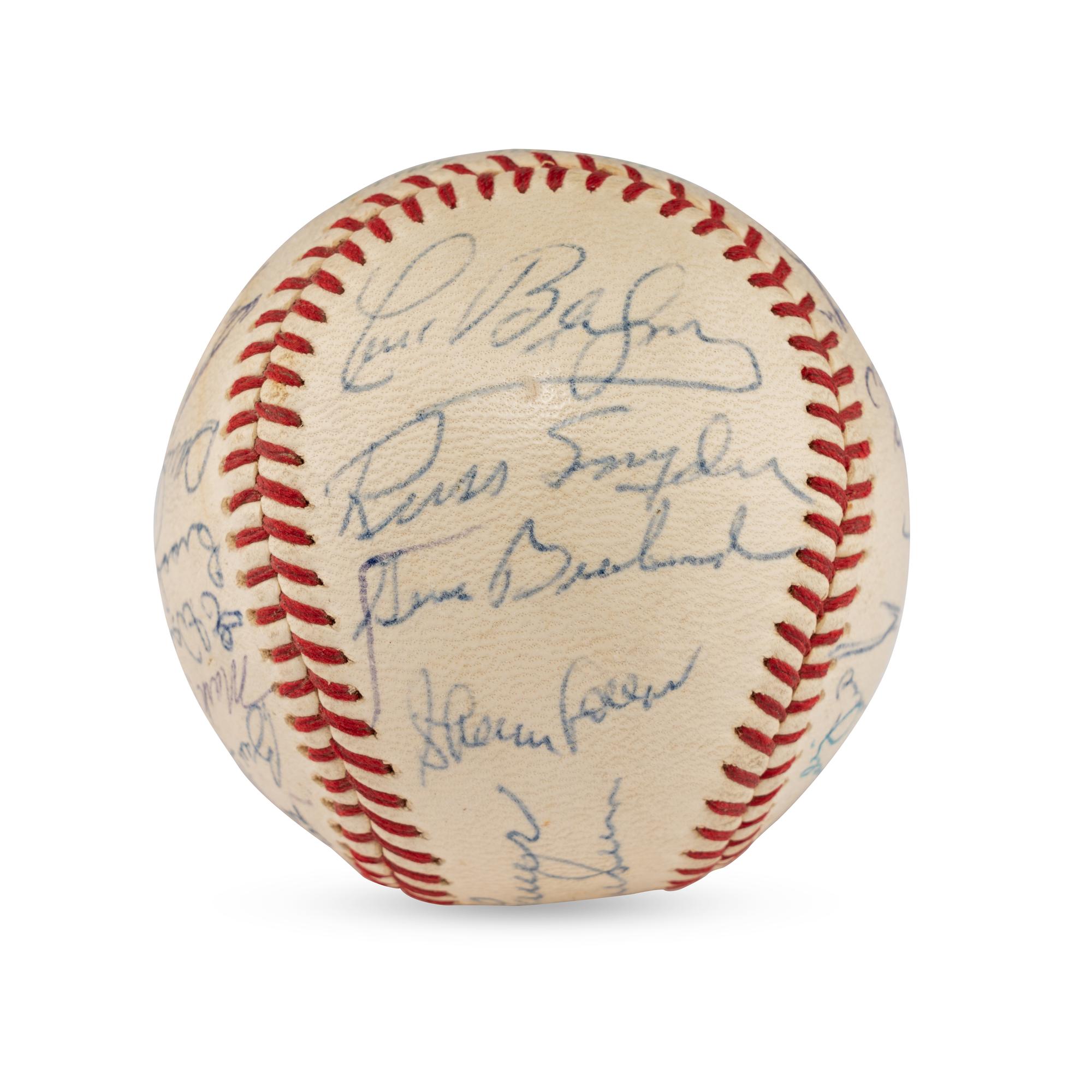A 1967 Baltimore Orioles Team Signed Autograph Baseball (Beckett Authentication Services)